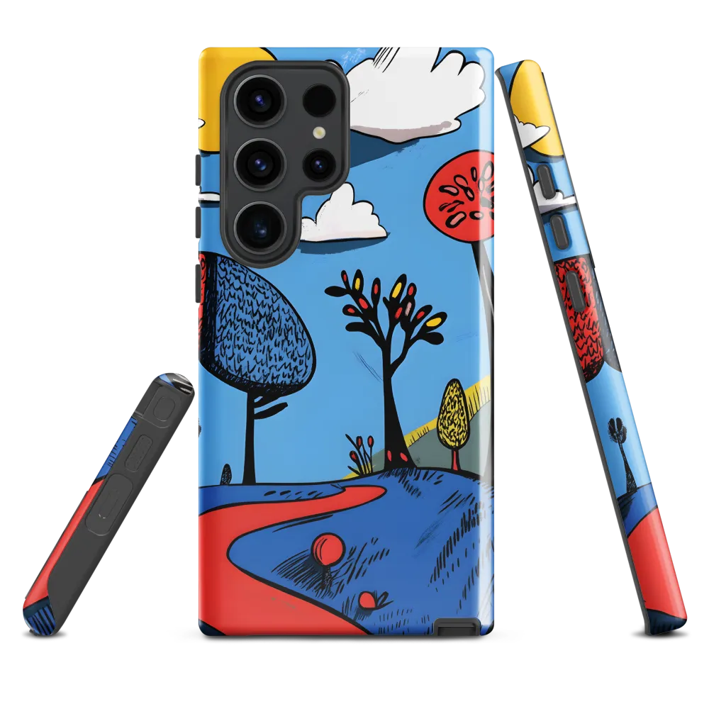A Playful Journey Through Whimsical Woods | Phone Case |  S23 Ultra | Tough Case | Glossy