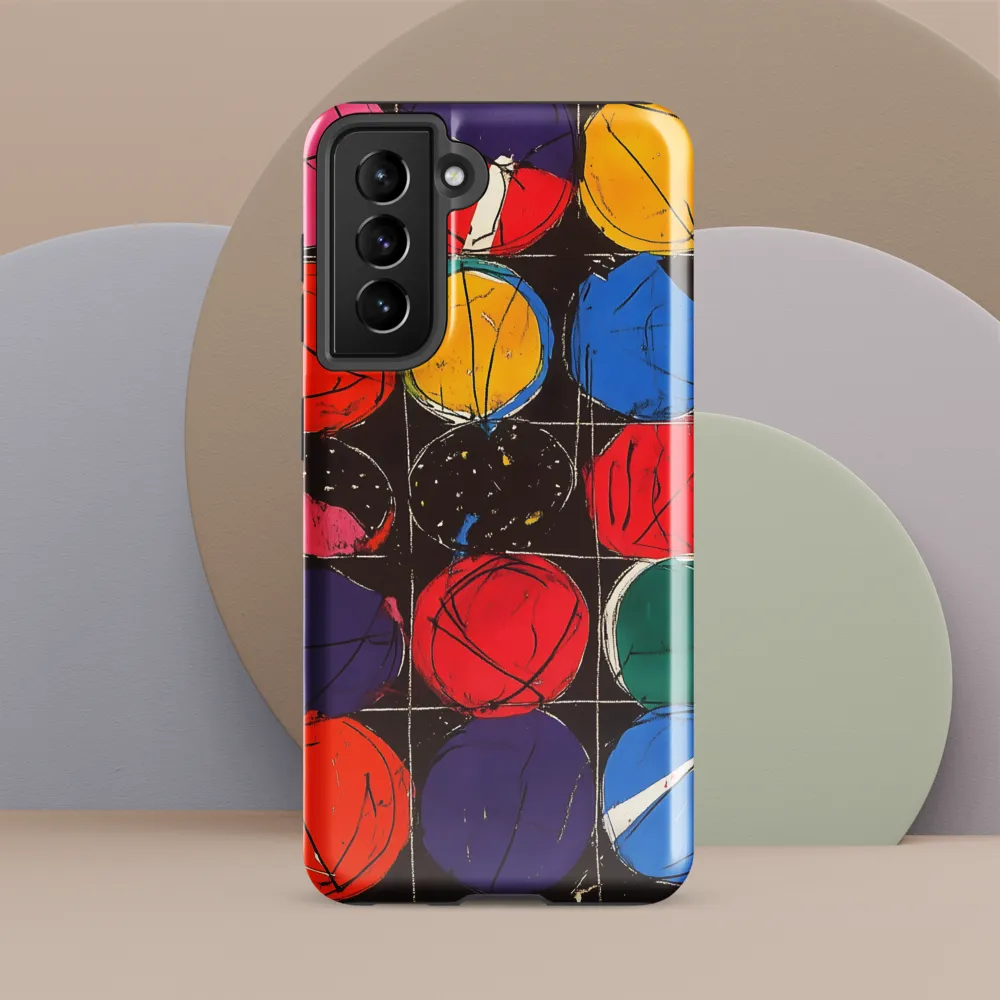 Colorful Circles in Abstract Harmony