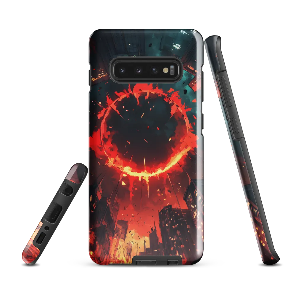 Eclipse of Destruction | Phone Case |  S10 Plus | Tough Case | Glossy