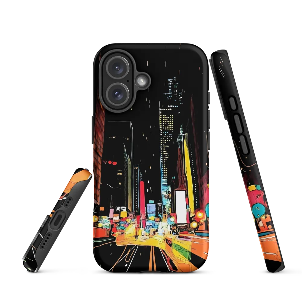 Neon Pulse of the City | Phone Case