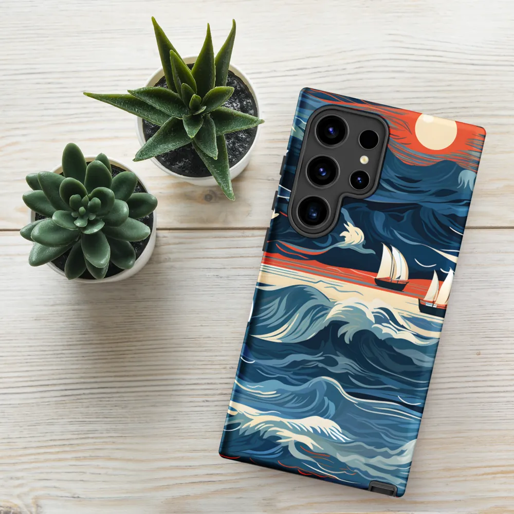 Ocean Whispers: A Voyage at Dusk