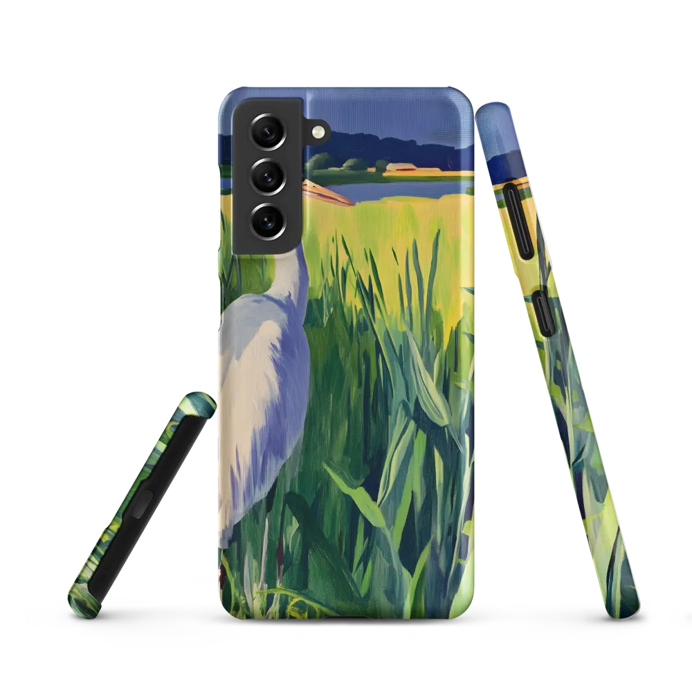 Graceful Presence: The Heron in the Meadow