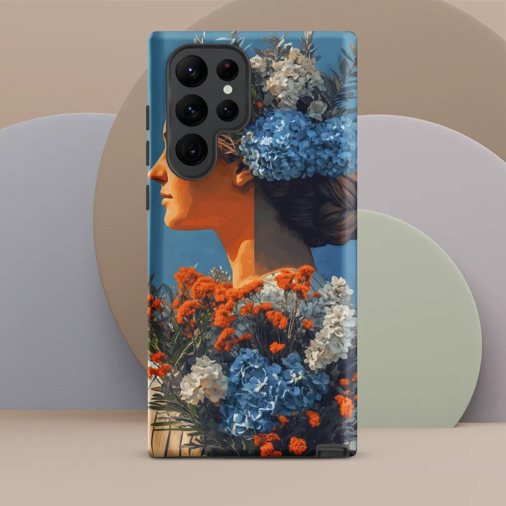Floral Reverie: A Portrait of Serenity