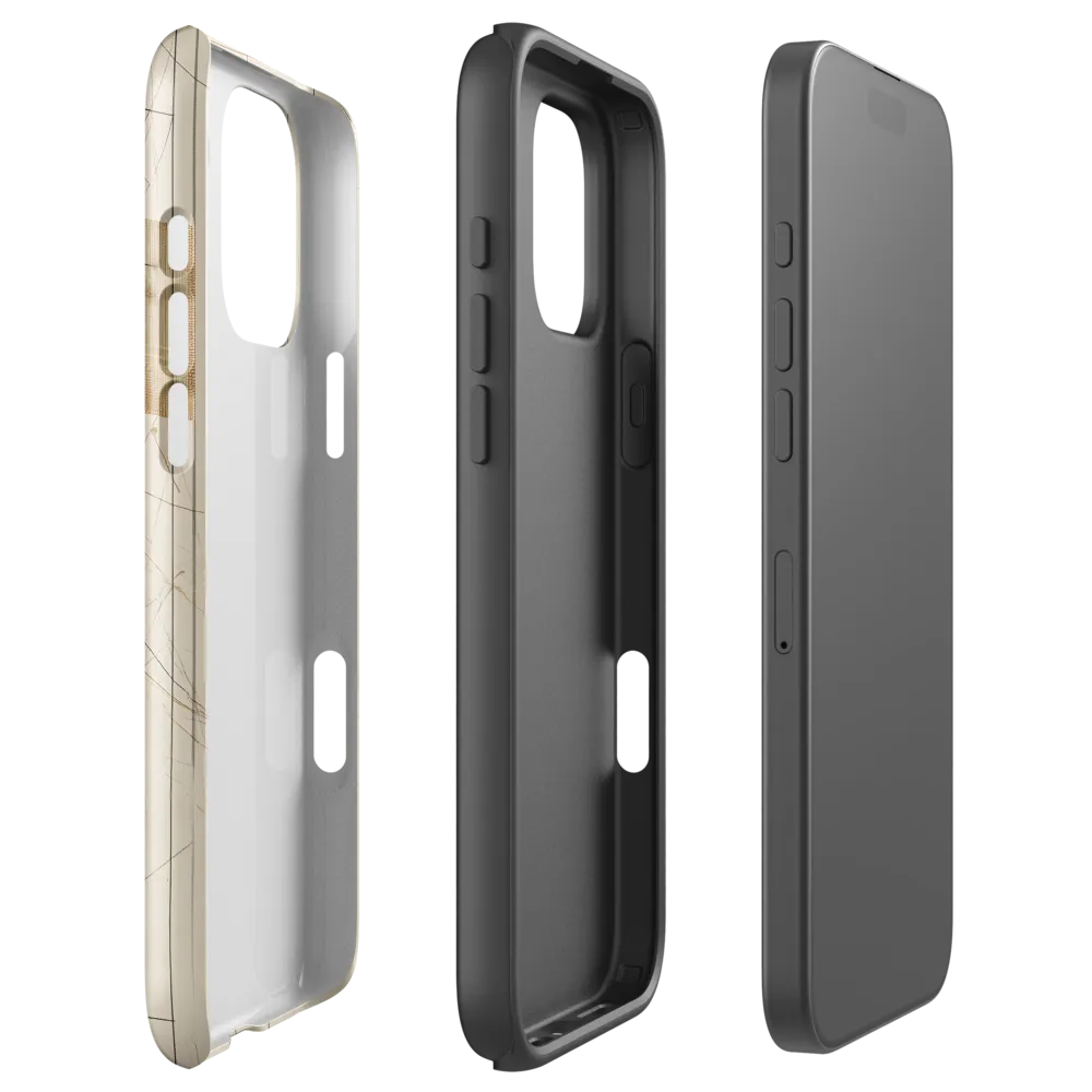 Elegance in Lines | Phone Case |  16 Pro Max | Tough Case | Glossy
