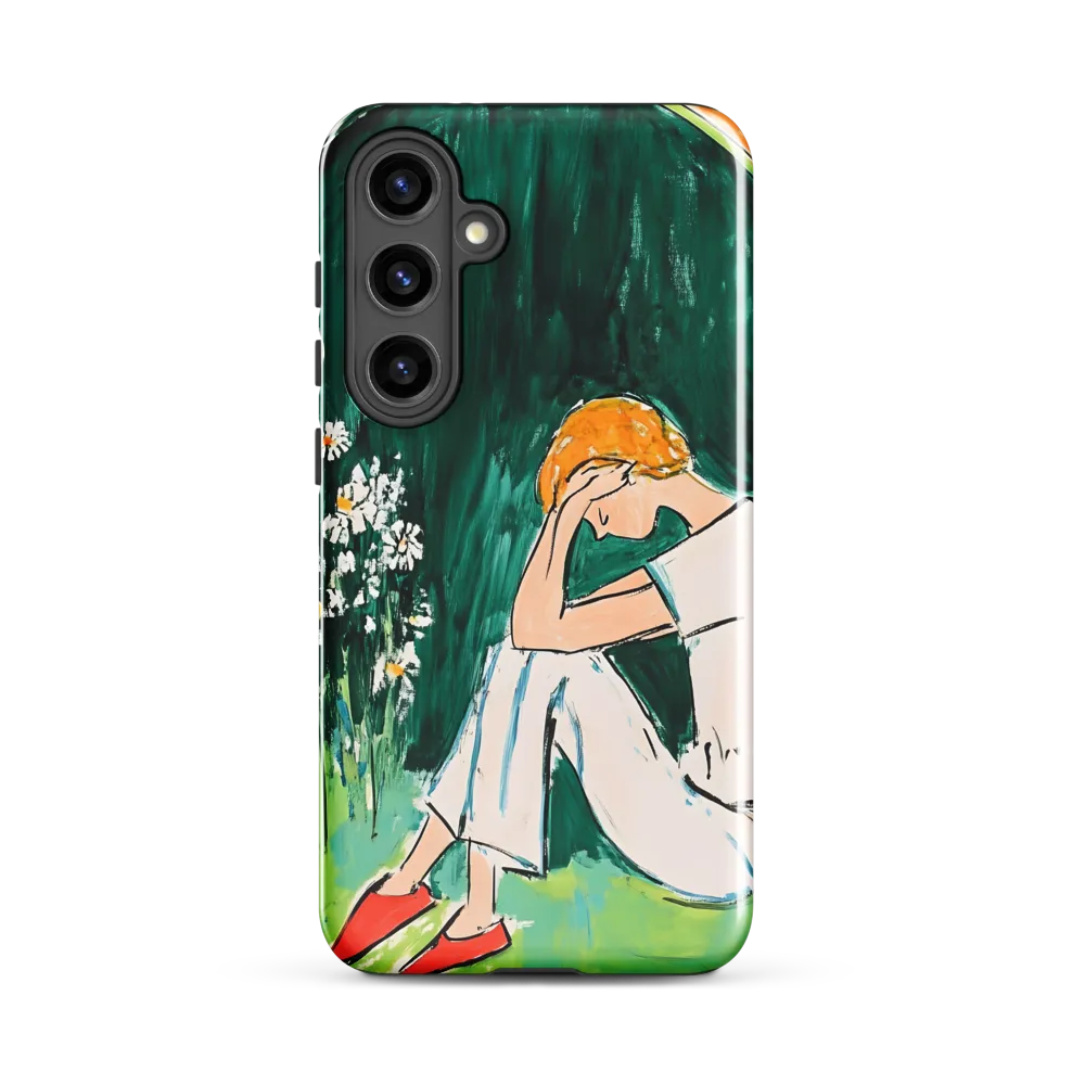 Silent Sorrow | Phone Case |  S24 Plus | Tough Case | Glossy