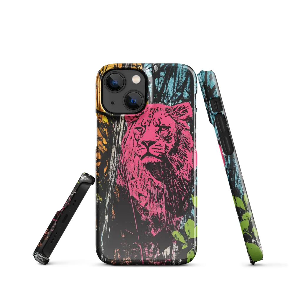 Fierce Vibrance: The Pink Lion
