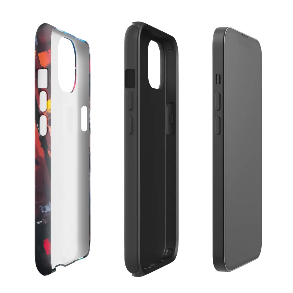 Silhouette in the Urban Abyss | Phone Case |  13 | Tough Case | Matte