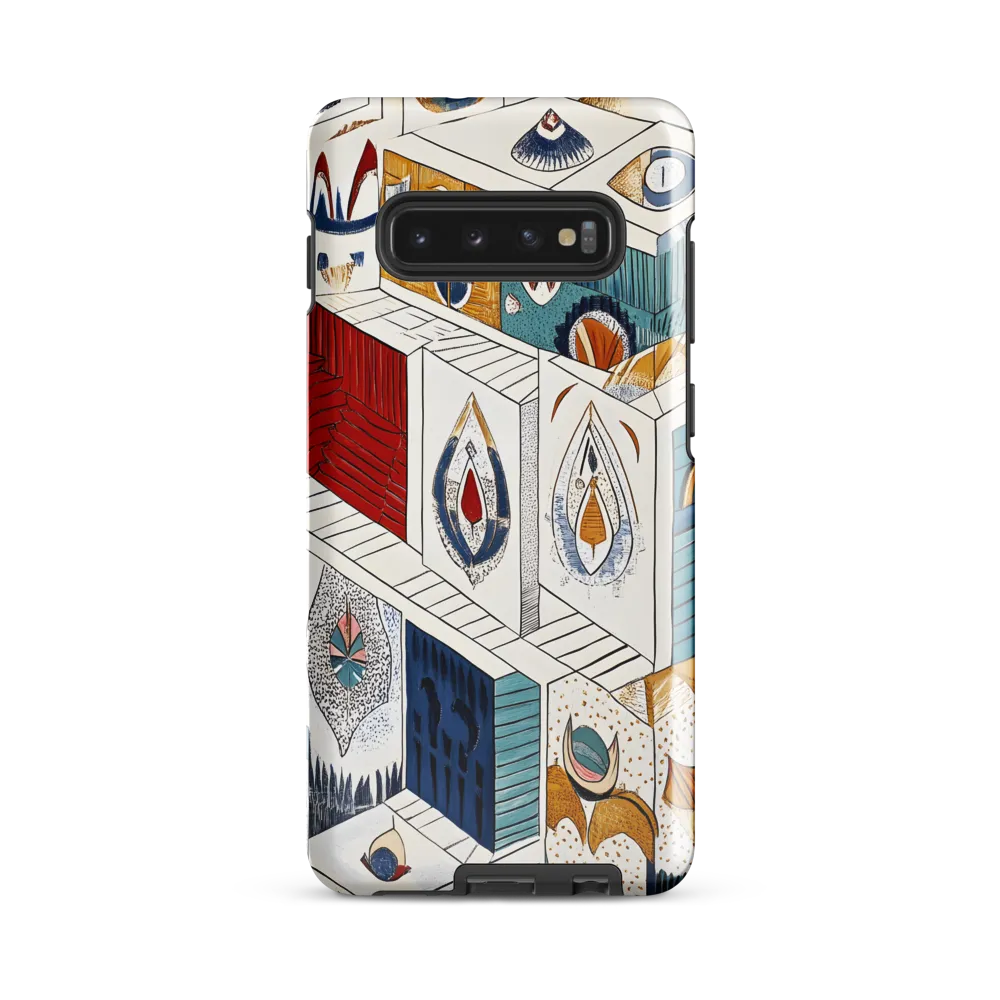 Symphony of Geometric Harmony | Phone Case |  S10 Plus | Tough Case | Glossy