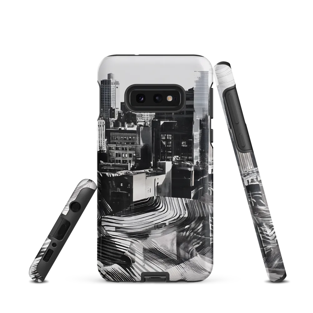 Urban Rhythm in Black and White | Phone Case |  S10e | Tough Case | Matte