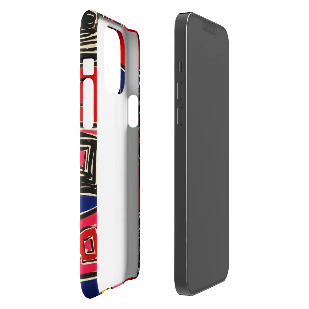 Dynamic Geometric Harmony | Phone Case |  13 Pro Max | Snap Case | Glossy
