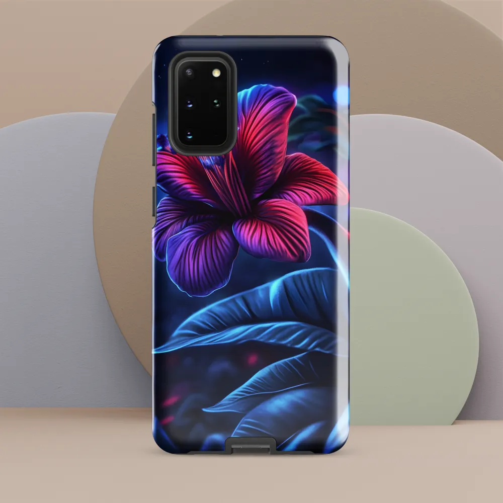 Illuminated Serenity: The Surreal Blossom
