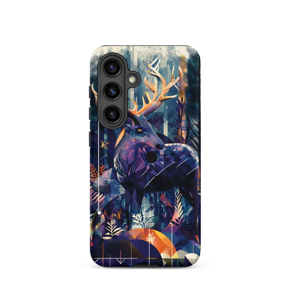 Majestic Serenity: A Geometric Forest Encounter