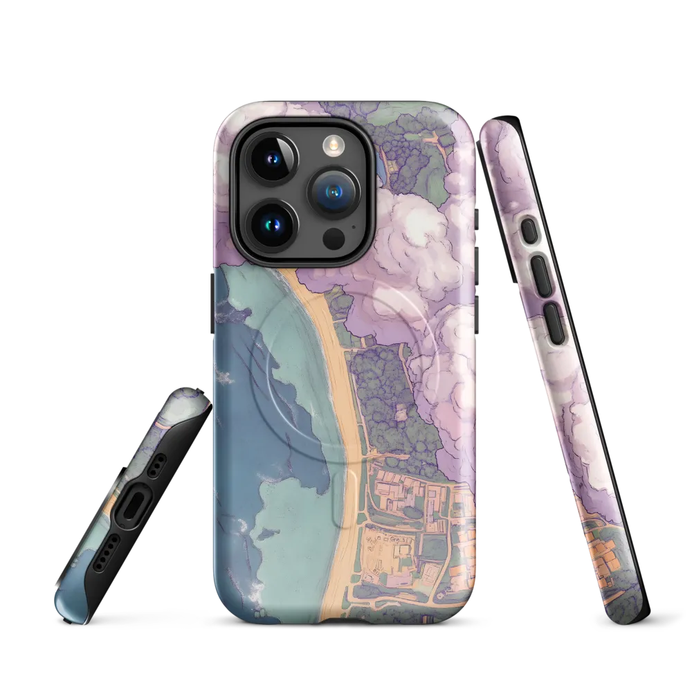 Serenity Over the Coast | Phone Case |  15 Pro | MagSafe® Tough Case | Glossy