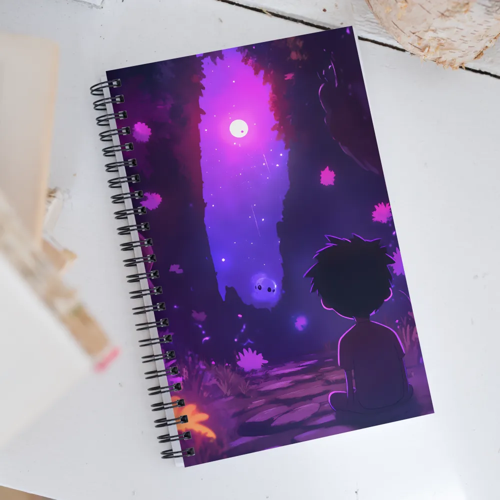 Lost in Cosmic Wonder | Spiral Notebook