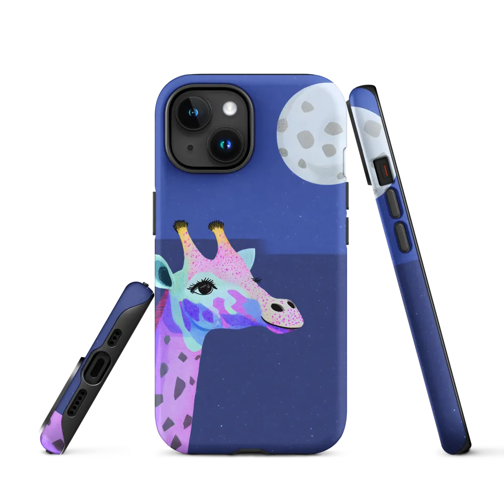 Whimsical Giraffe Under the Stars