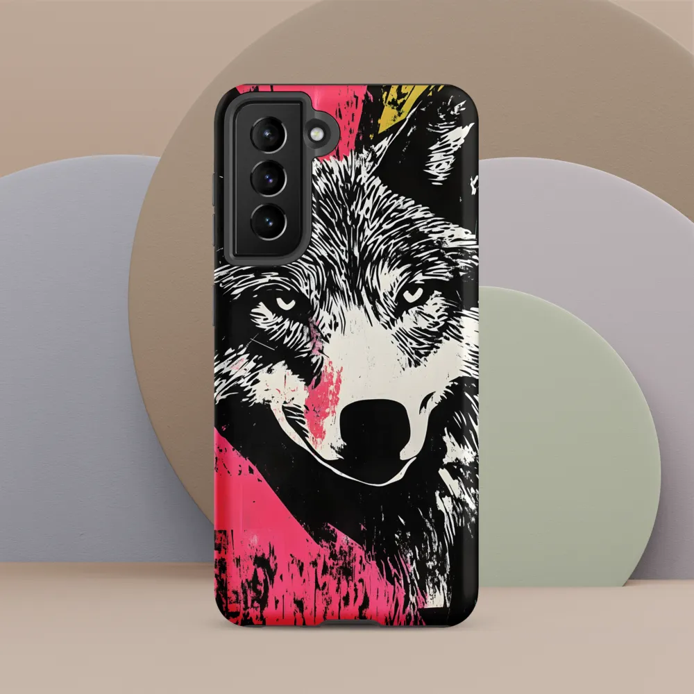 Intense Gaze of the Wolf