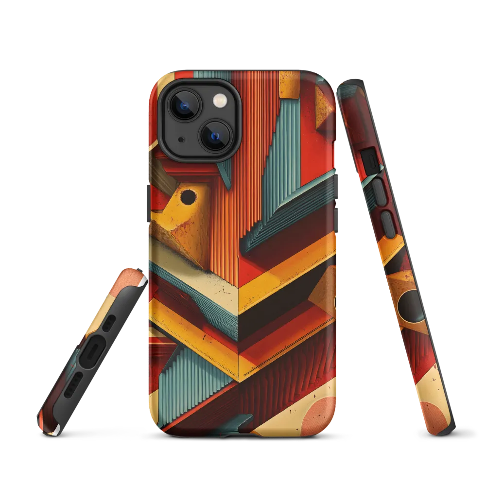 Geometric Harmony | Phone Case |  13 | Tough Case | Matte