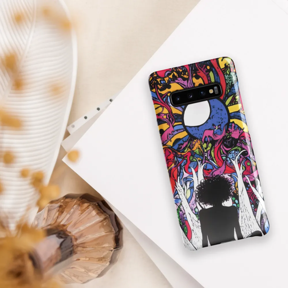 Contemplation in a Kaleidoscopic Realm | Phone Case |  S10 Plus | Snap Case | Glossy