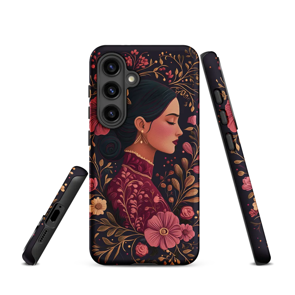 Portrait of Serenity | Phone Case |  S24 | Tough Case | Matte