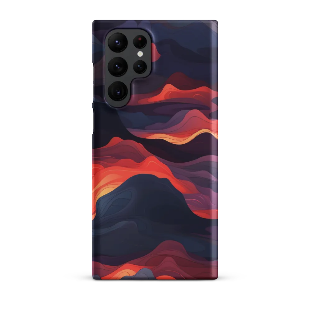 Ethereal Waves of Color | Phone Case |  S22 Ultra | Snap Case | Matte