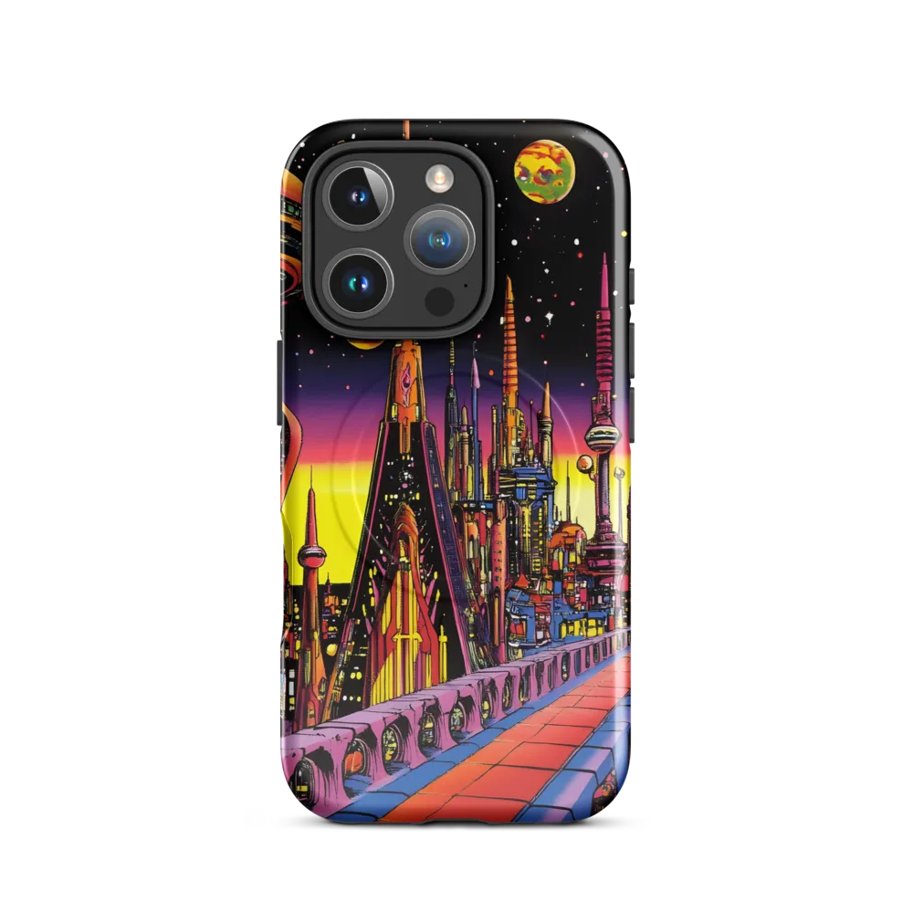 Futuristic Cosmos: A Journey Through Neon Cities