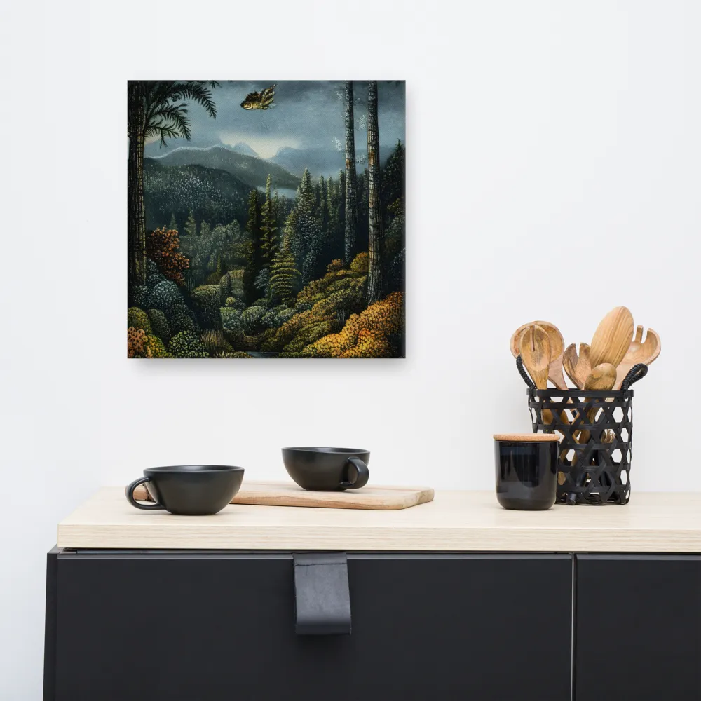 Whispers of the Enchanted Forest | Canvas | 16″×16″