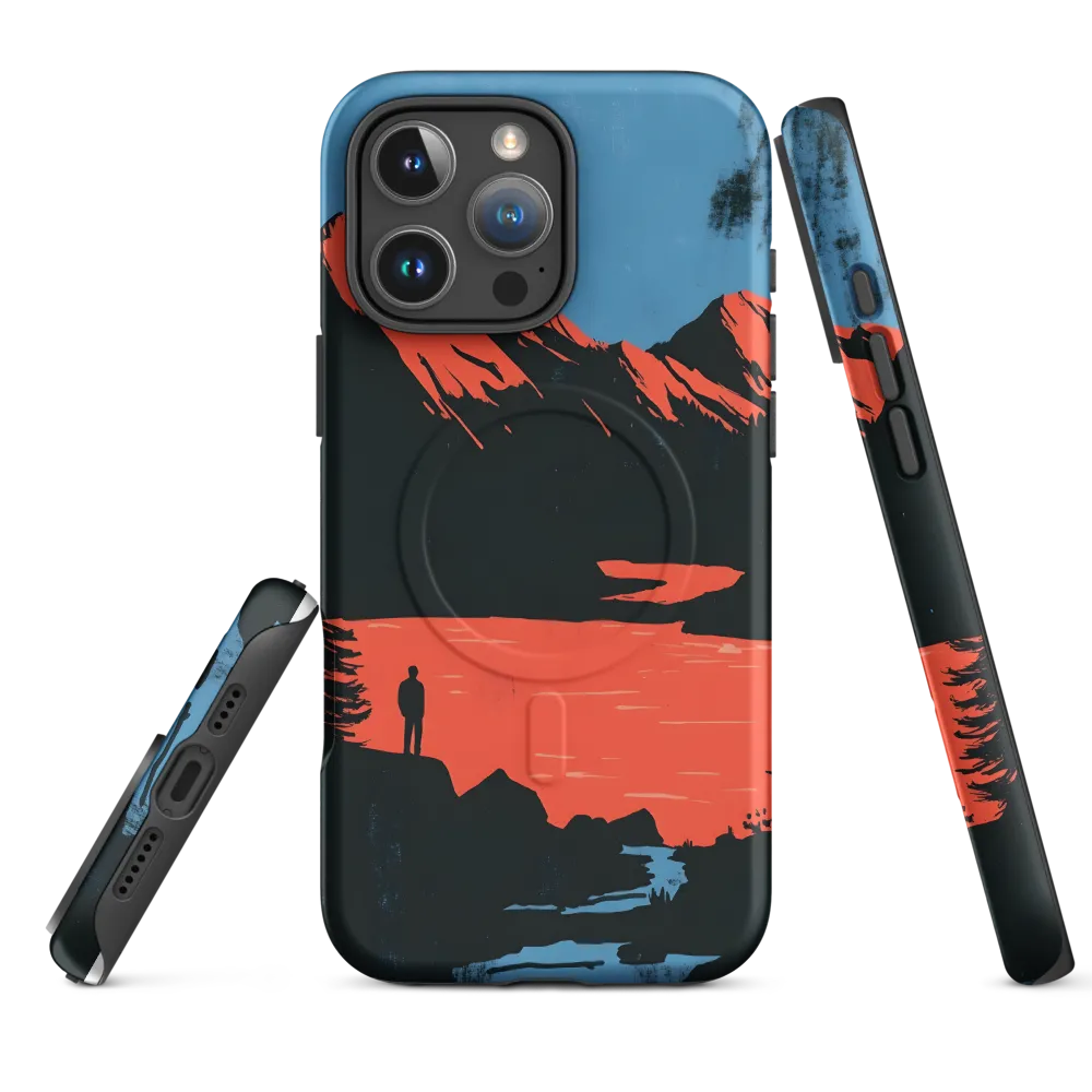 Serenity in Contrast | Phone Case |  16 Pro Max | MagSafe® Tough Case | Matte