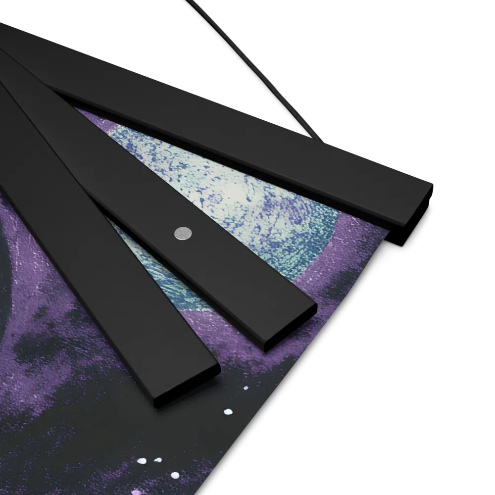 Beyond the Stars | Poster With Black Wood Hanger | 16″×16″