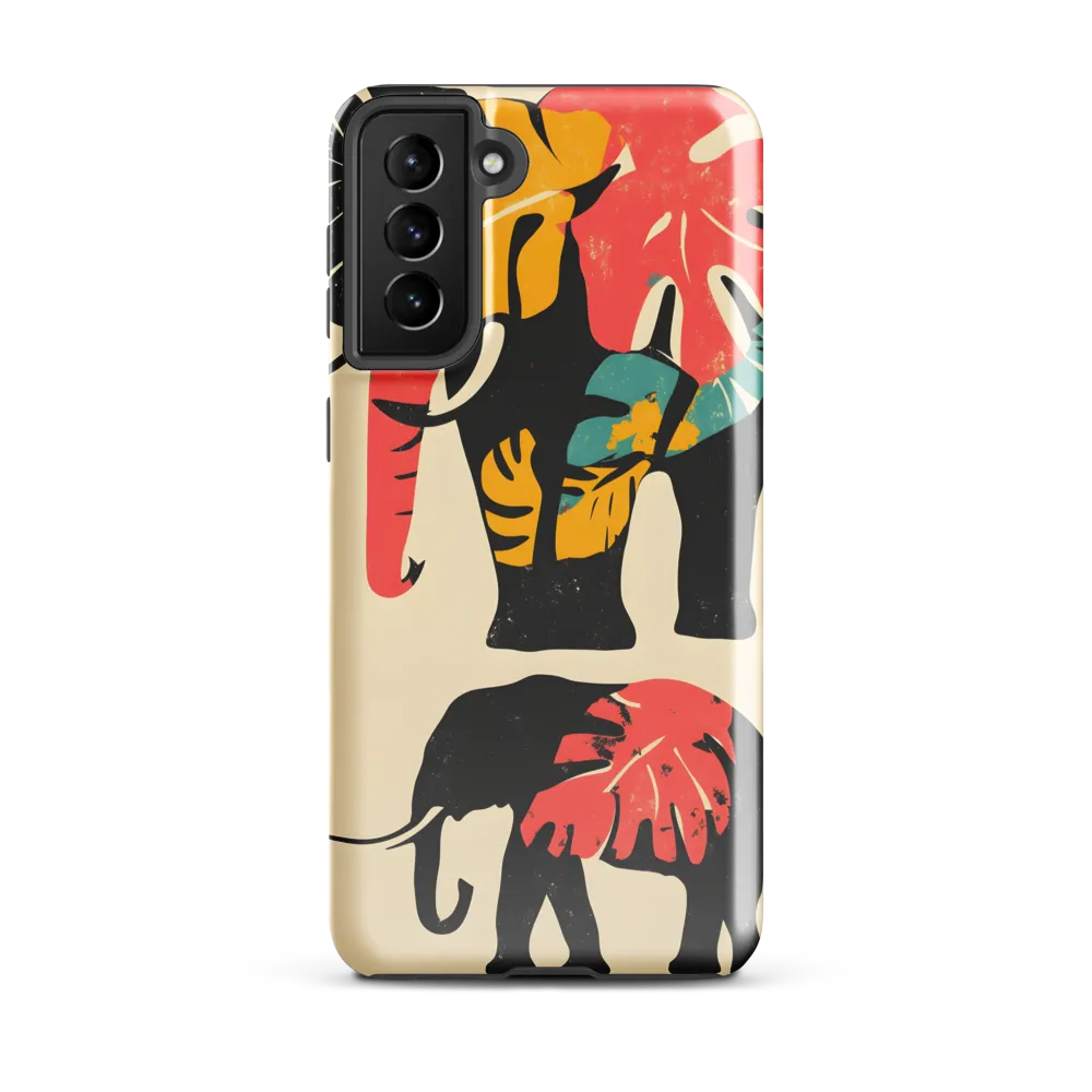 Tropical Elegance: The Elephant's Dance