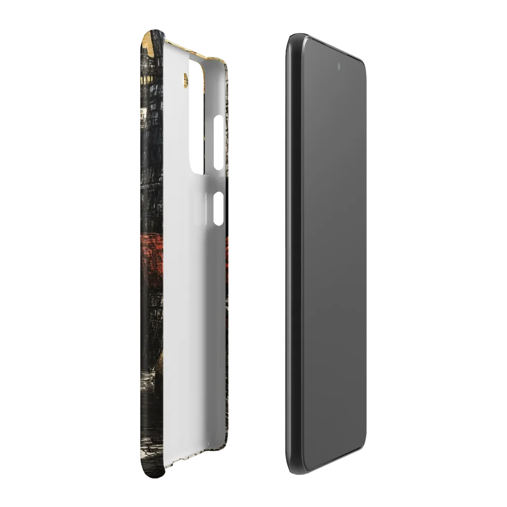 Urban Twilight: A Desolate Cityscape | Phone Case |  S21 Plus | Snap Case | Matte