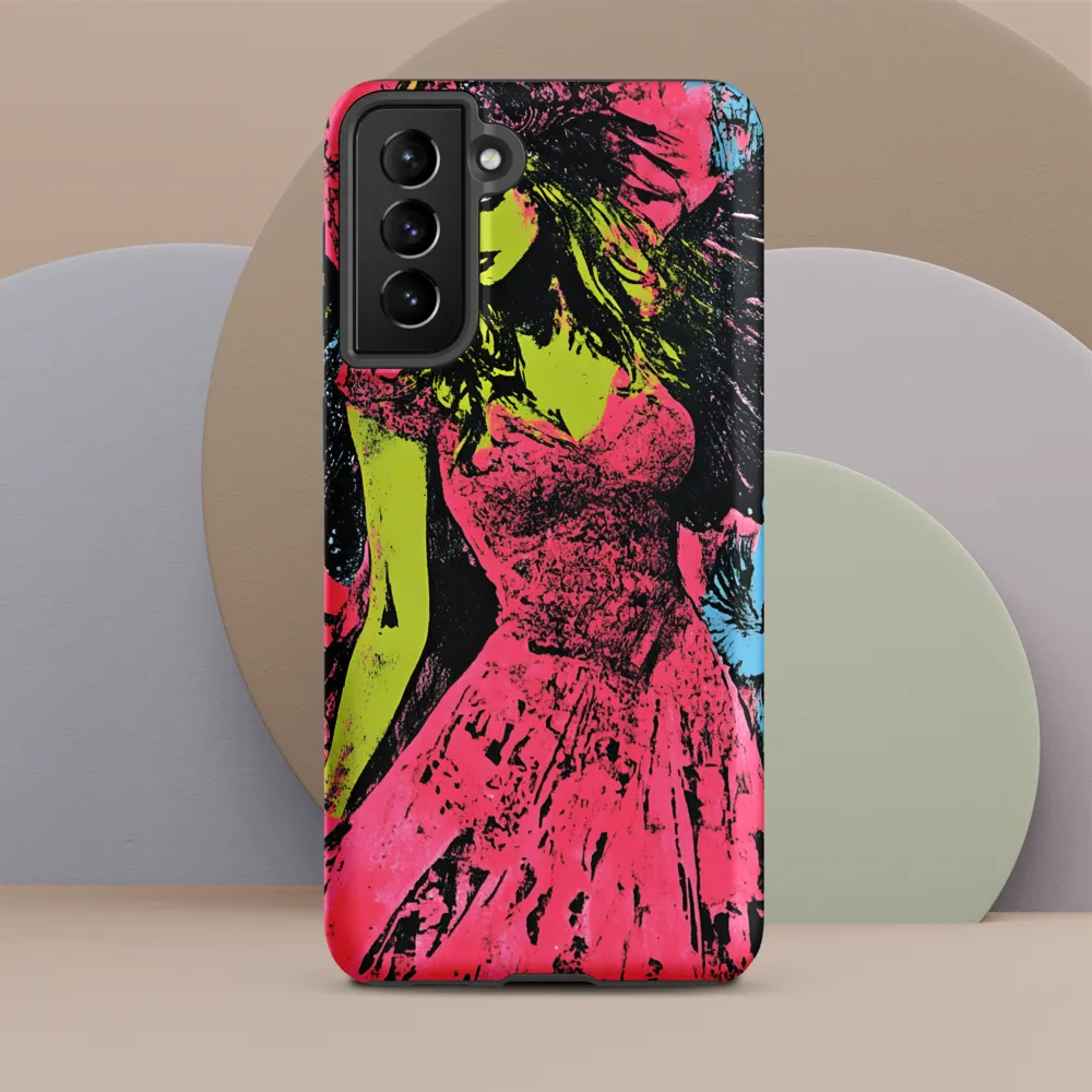 Mystical Angel in Neon Dreams