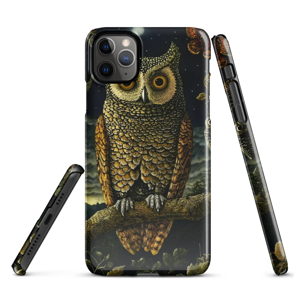 Mystical Night: The Guardian Owl | Phone Case |  11 Pro Max | Snap Case | Glossy