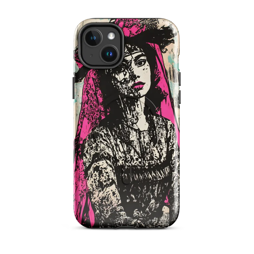Veiled Beauty | Phone Case |  14 Plus | MagSafe® Tough Case | Glossy