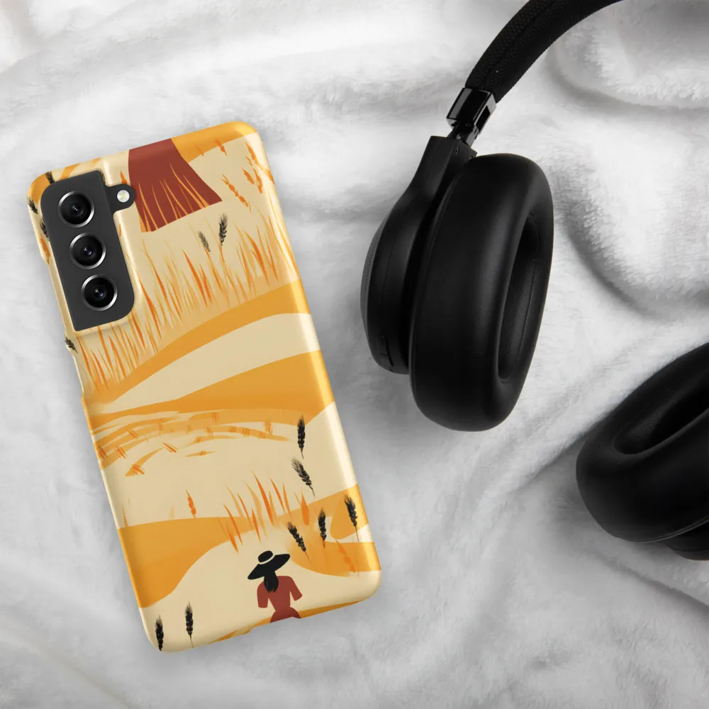 Embracing the Fields: A Floral Journey | Phone Case |  S21 FE | Snap Case | Matte