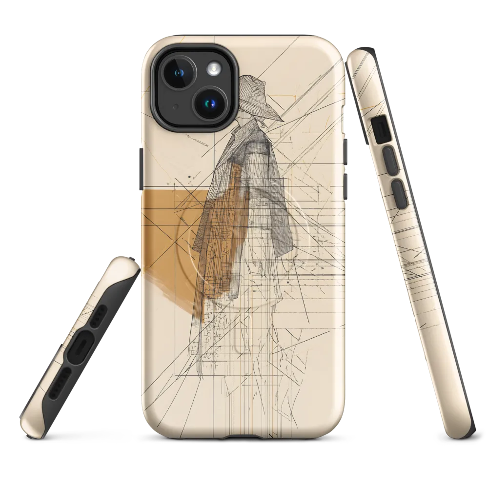 Abstract Profile: A Minimalist Exploration | Phone Case |  14 Plus | MagSafe® Tough Case | Glossy