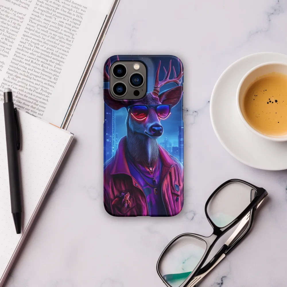 Urban Serenade: The Cool Deer | Phone Case |  14 Pro Max | Snap Case | Matte