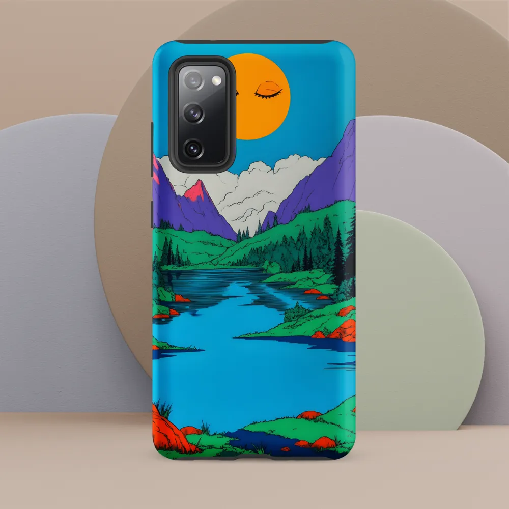 Whimsical Serenity in Vibrant Colors