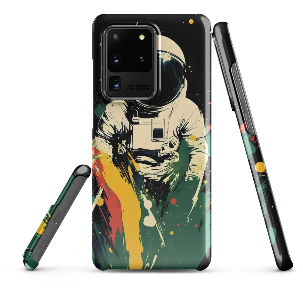 Cosmic Splash: The Astronaut's Journey