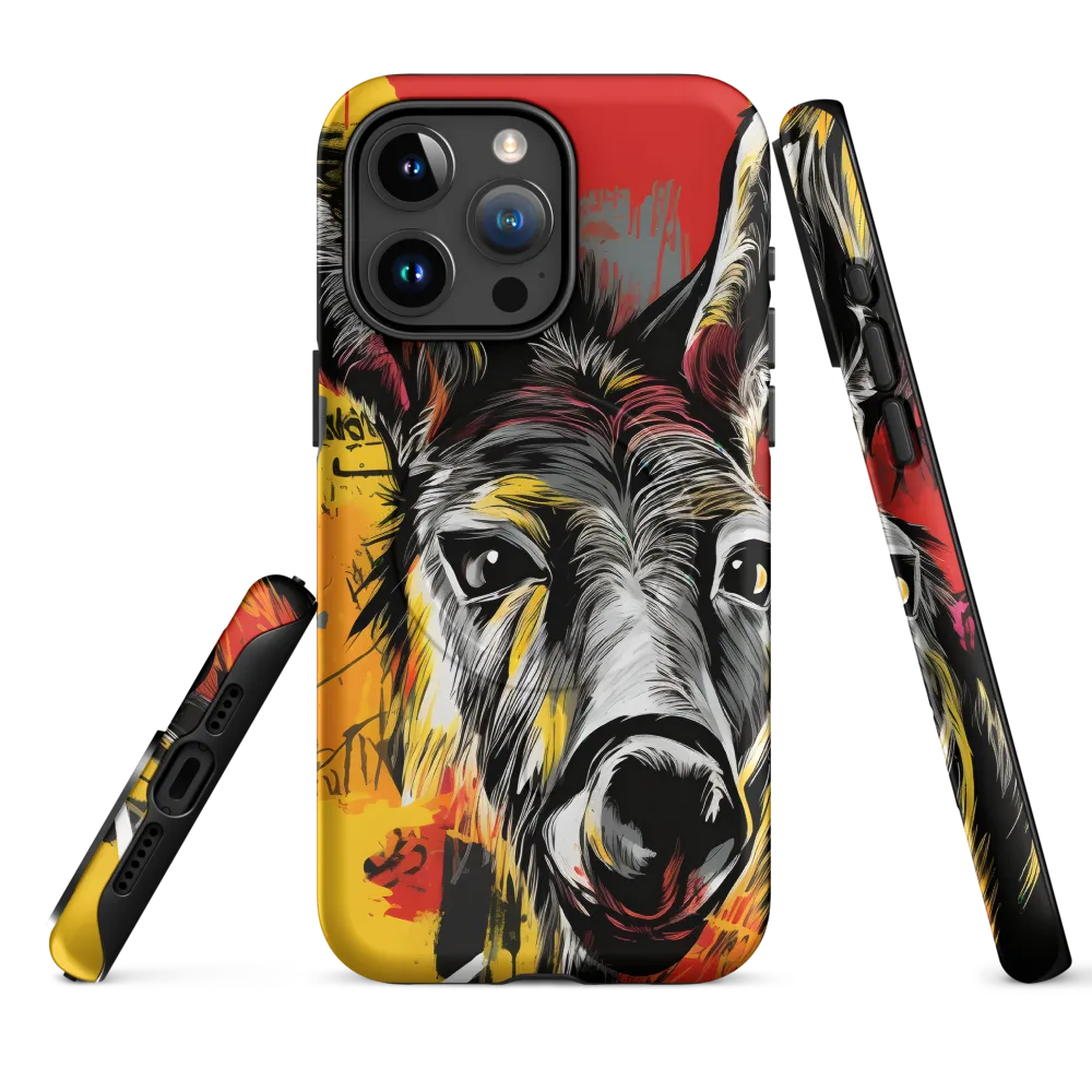 Playful Kangaroo Unleashed | Phone Case |  15 Pro Max | MagSafe® Tough Case | Matte