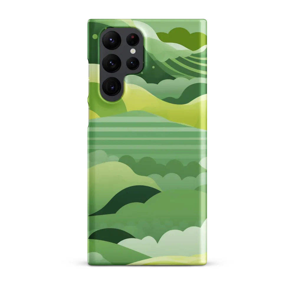 Tranquility in Green Waves