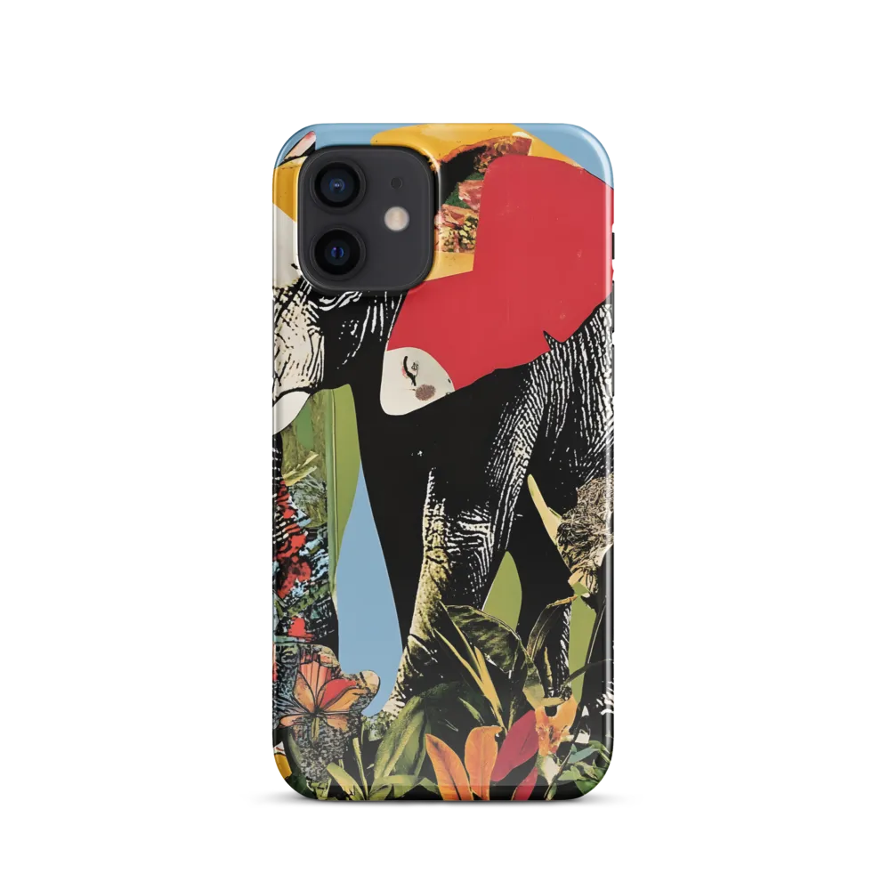 Harmony of Nature: The Elephant's Embrace | Phone Case |  12 | Snap Case | Glossy