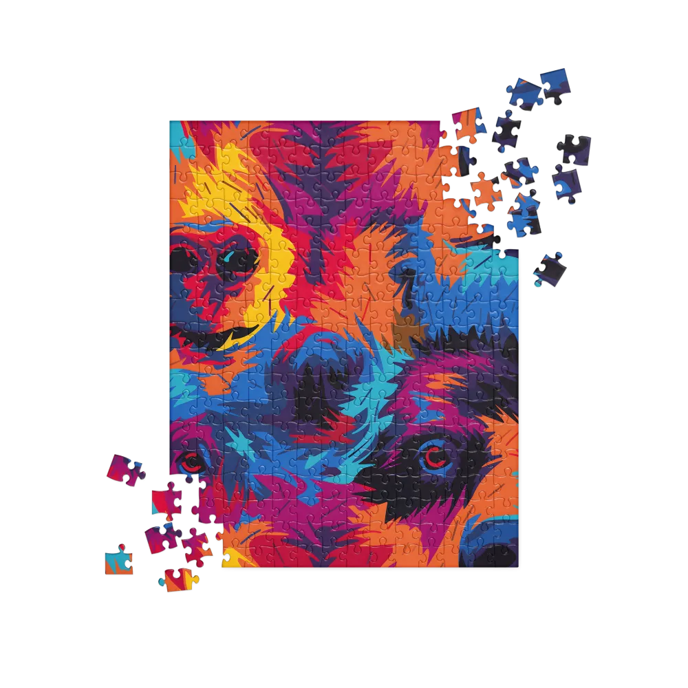 The Colorful Essence of Bears | Jigsaw Puzzle | 252/520 pieces