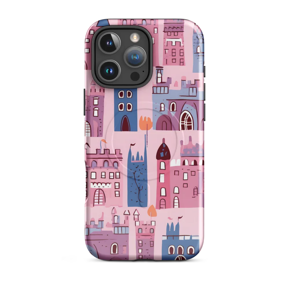Whimsical Castles: A Playful Tapestry | Phone Case |  16 Pro Max | MagSafe® Tough Case | Glossy