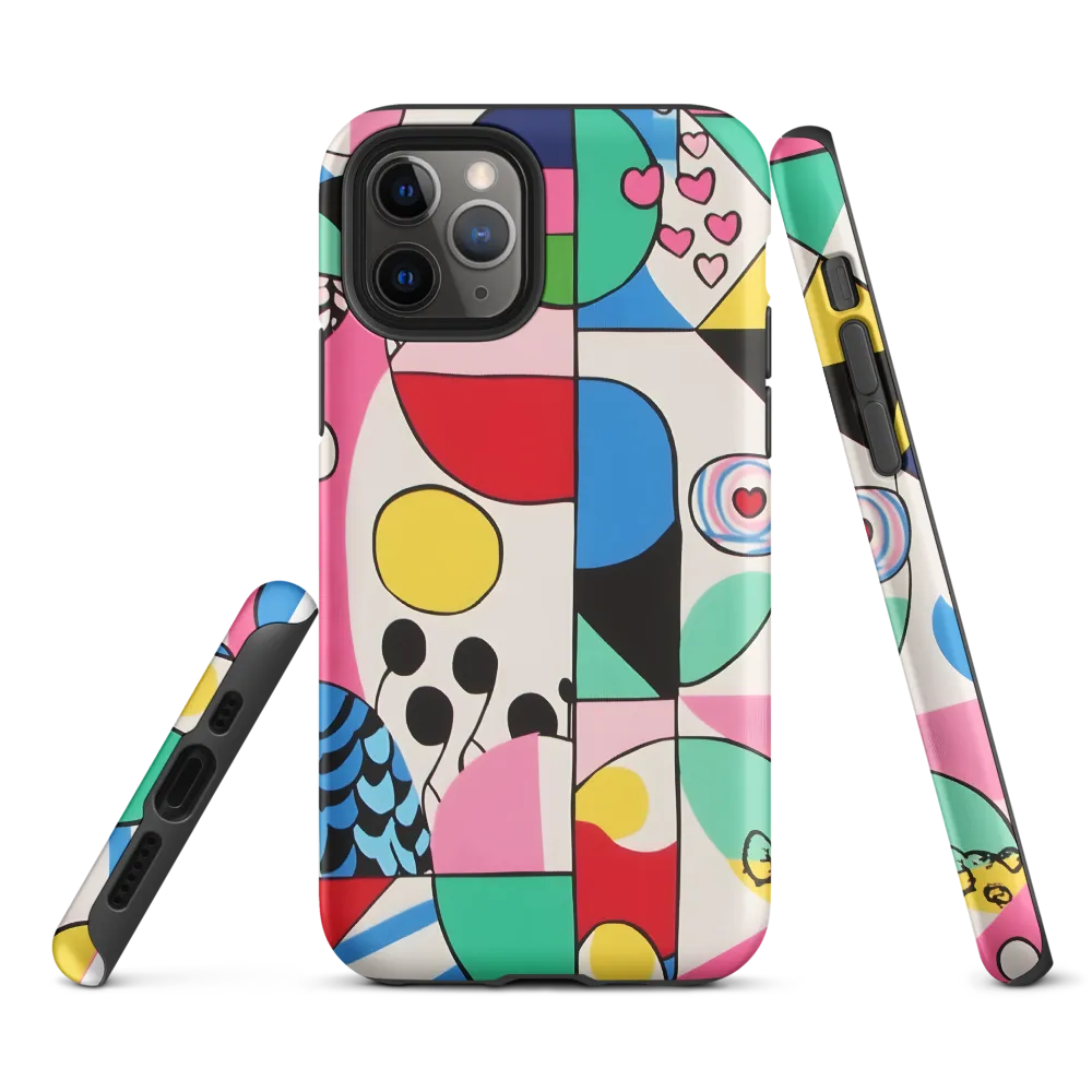 Dynamic Interplay of Shapes | Phone Case |  11 Pro | Tough Case | Matte