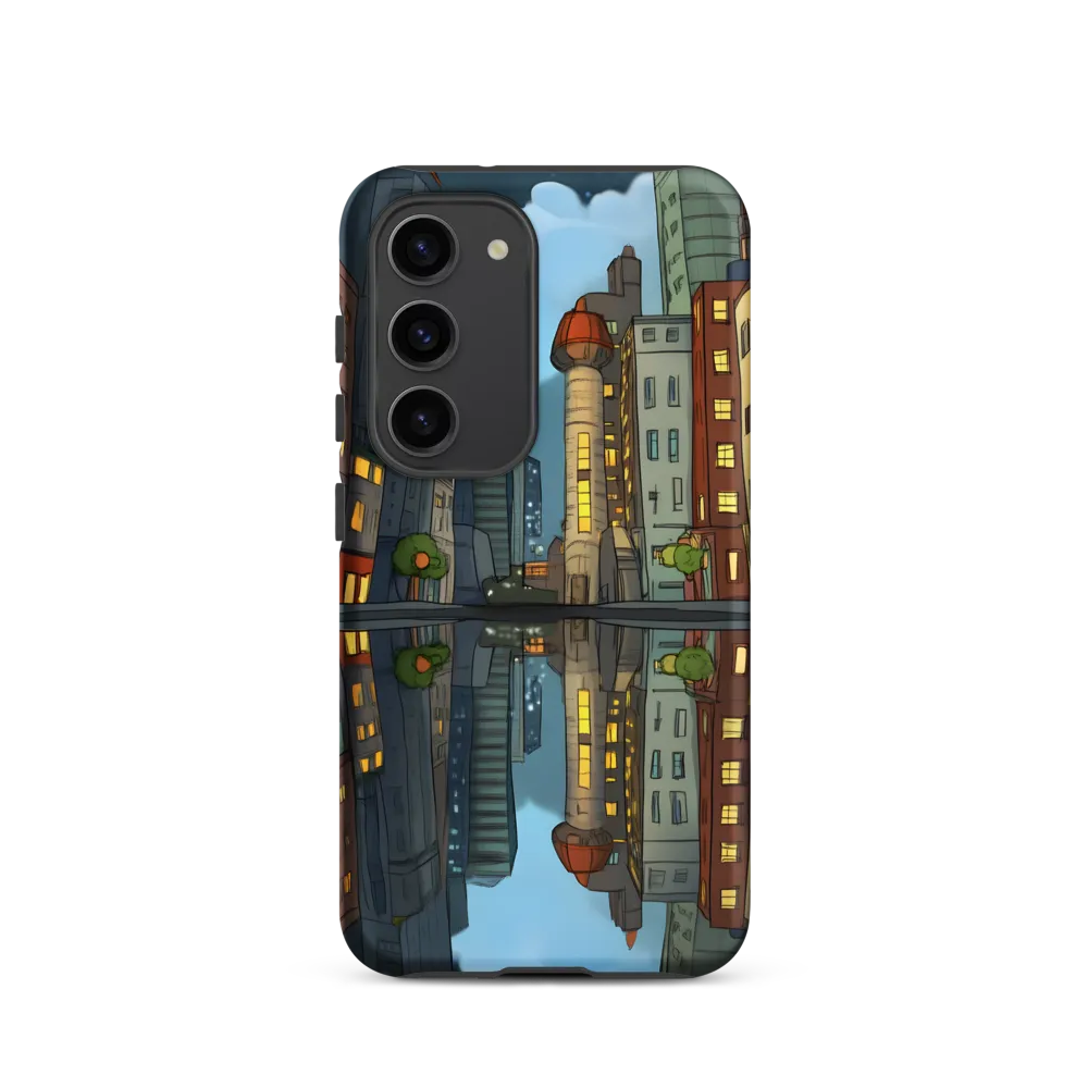 Reflections of a Serene City | Phone Case |  S23 | Tough Case | Matte
