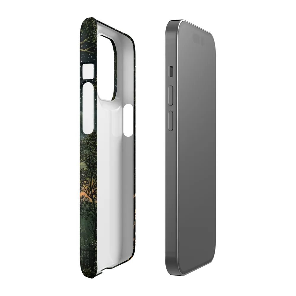 Mystical Nightscape Under the Full Moon | Phone Case |  14 Pro | Snap Case | Matte
