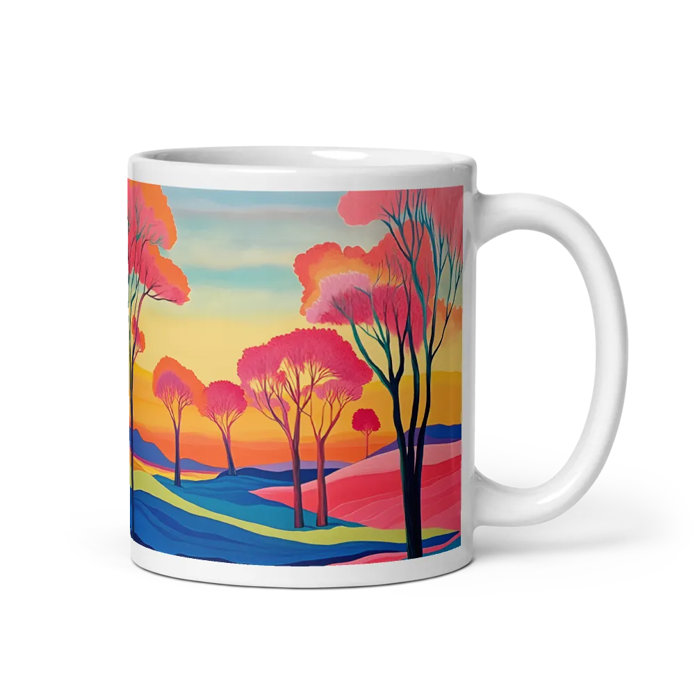 Whimsical Serenity | Mug with White inside | 11 oz