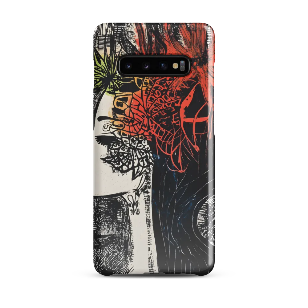 Harmonious Flora: A Portrait of Nature | Phone Case |  S10 Plus | Snap Case | Glossy