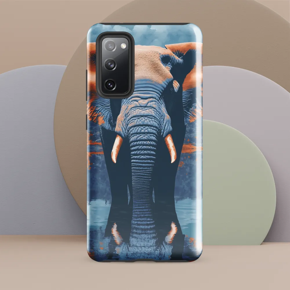 Majestic Reflection: The Elephant's Serenade