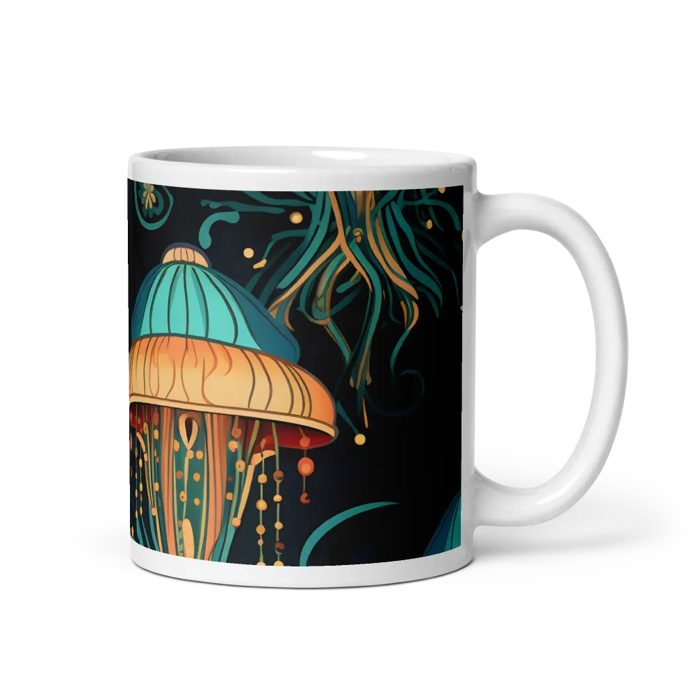 Symphony of Jellyfish | Mug with White inside | 11 oz